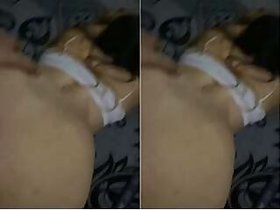 Cute Desi Indian gives a blowjob and fucks part 2