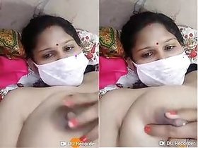 Famous Khushbu Bhabhi bathes and shows off her Big Boobs part 2
