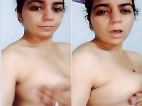 Horny Shows Her Milky Tits