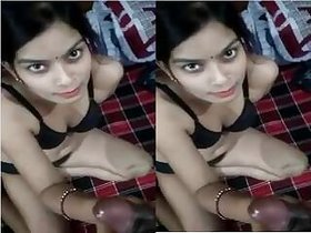 Super Cute Look Bhabha Blowjob